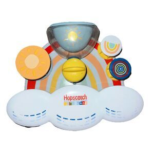 Hopscotch Lane Rainbow Falls Baby Bath Play Time Set Learn New, Open Box 12m+